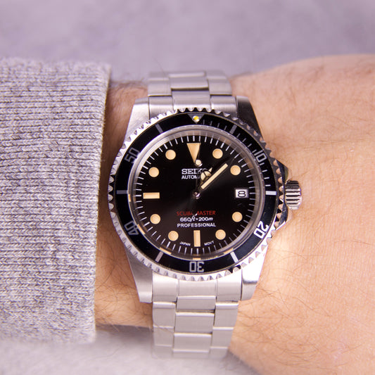 Seiko Submariner Hommage 1680 Red Line automatic diver