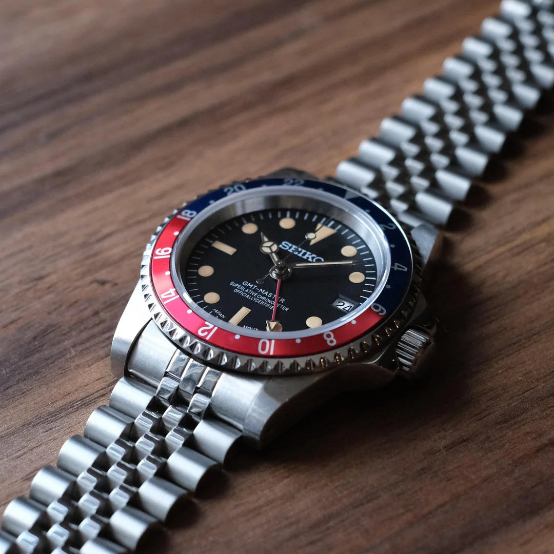 Seiko GMT Master II Pepsi Hommage automatic